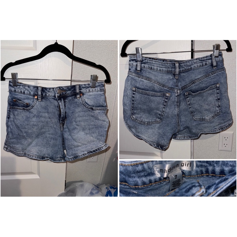 Madden Girl Light Blue Jean Shorts